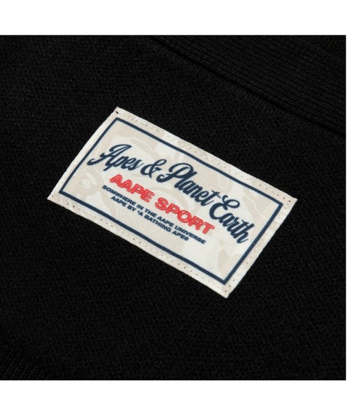 AAPE BY A BATHING APE(エーエイプバイアベイシングエイプ)の「AAPE KNIT CARDIGAN(カーディガン/ボレロ・メンズ・ブラック/ダークグリーン・SMALL/LARGE/X-LARGE/MEDIUM)」の5枚目の写真