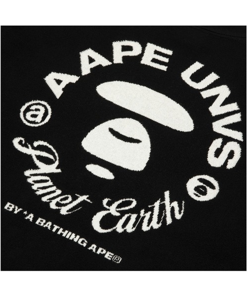 AAPE BY A BATHING APE(エーエイプバイアベイシングエイプ)の「AAPE KNIT CARDIGAN(カーディガン/ボレロ・メンズ・ブラック/ダークグリーン・SMALL/LARGE/X-LARGE/MEDIUM)」の6枚目の写真