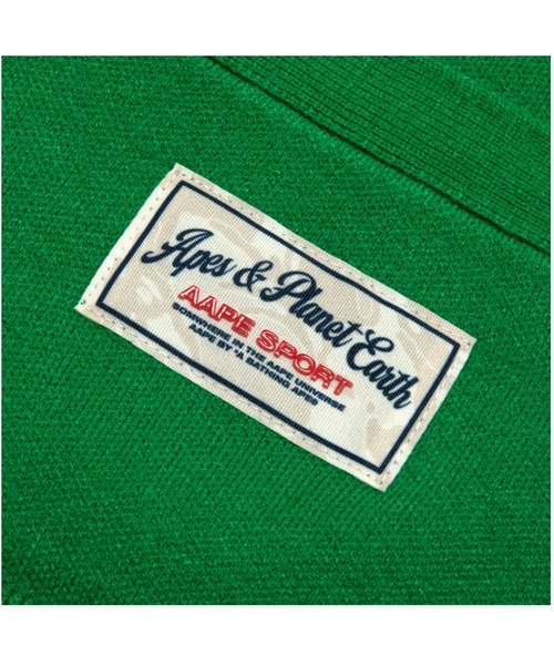 AAPE BY A BATHING APE(エーエイプバイアベイシングエイプ)の「AAPE KNIT CARDIGAN(カーディガン/ボレロ・メンズ・ブラック/ダークグリーン・SMALL/LARGE/X-LARGE/MEDIUM)」の9枚目の写真