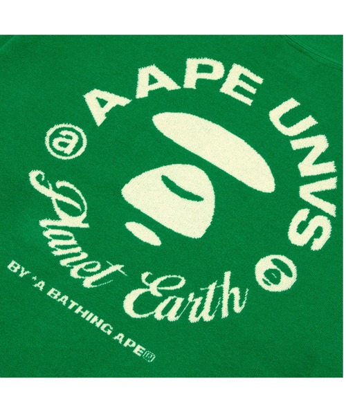 AAPE BY A BATHING APE(エーエイプバイアベイシングエイプ)の「AAPE KNIT CARDIGAN(カーディガン/ボレロ・メンズ・ブラック/ダークグリーン・SMALL/LARGE/X-LARGE/MEDIUM)」の10枚目の写真