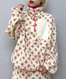 w closet | 花柄フリースプルオーバー(Tシャツ/カットソー)