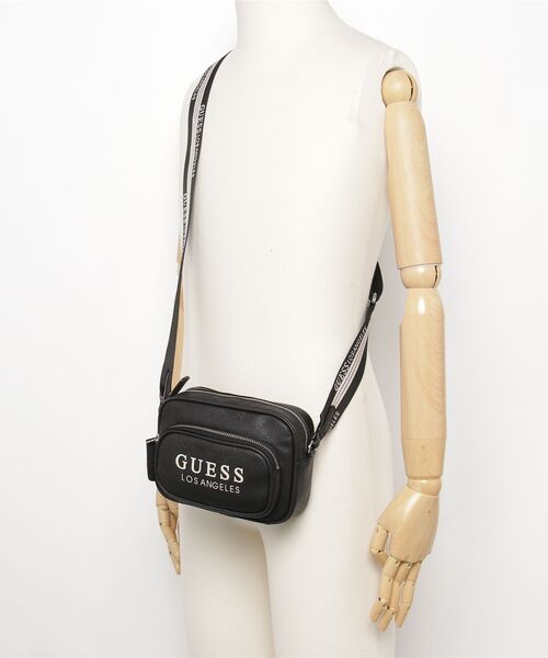 Guess(ゲス)の「JOELLA Mini Double Zip Crossbody ショルダーバッグ (ショルダーバッグ・レディース・ブルー系その他/ブラック/ストーン・ONE SIZE)」の18枚目の写真