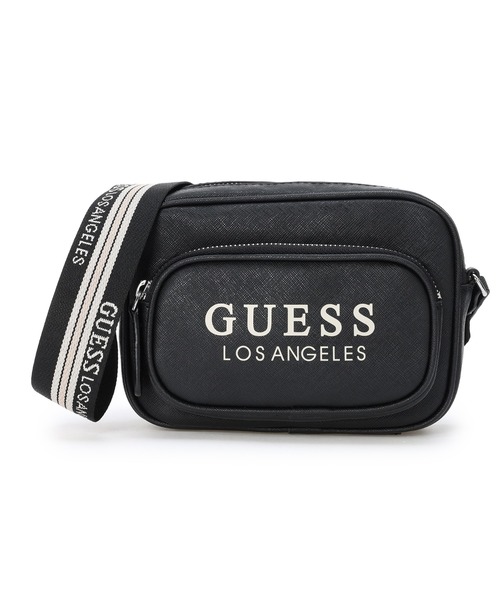 Guess(ゲス)の「JOELLA Mini Double Zip Crossbody ショルダーバッグ (ショルダーバッグ・レディース・ブルー系その他/ブラック/ストーン・ONE SIZE)」の3枚目の写真