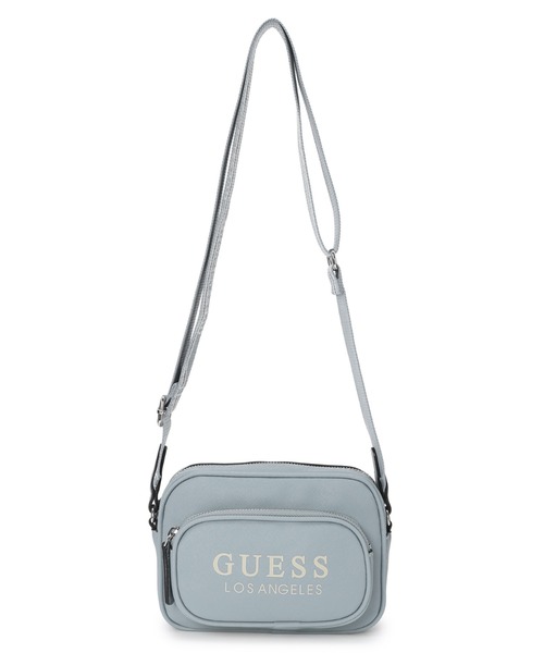 Guess(ゲス)の「JOELLA Mini Double Zip Crossbody ショルダーバッグ (ショルダーバッグ・レディース・ブルー系その他/ブラック/ストーン・ONE SIZE)」の6枚目の写真