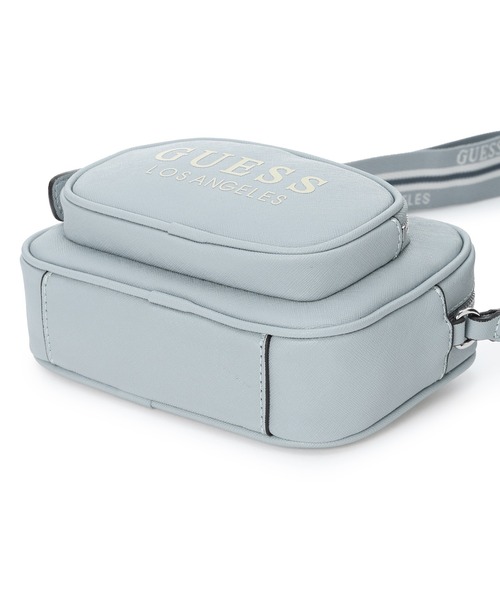 Guess(ゲス)の「JOELLA Mini Double Zip Crossbody ショルダーバッグ (ショルダーバッグ・レディース・ブルー系その他/ブラック/ストーン・ONE SIZE)」の11枚目の写真