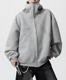 JOHNNY WOLF（ジョニーウルフ）の「ANKEY オーバーサイズ スタッズ ジップアップパーカー（パーカー）」