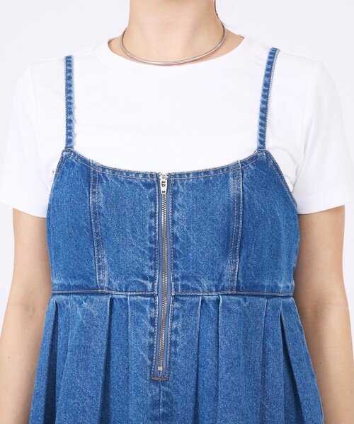 abahouse mavie(アバハウスマヴィ)の「ウォッシュドデニムキャミ/レイヤード/バックリボン/春服/夏服(キャミソール・レディース・グレー/ライトブルー/サックスブルー・フリー)」の19枚目の写真