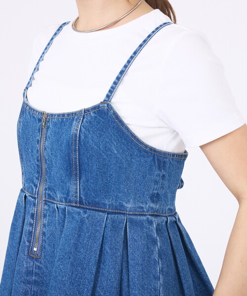 abahouse mavie(アバハウスマヴィ)の「ウォッシュドデニムキャミ/レイヤード/バックリボン/春服/夏服(キャミソール・レディース・グレー/ライトブルー/サックスブルー・フリー)」の20枚目の写真