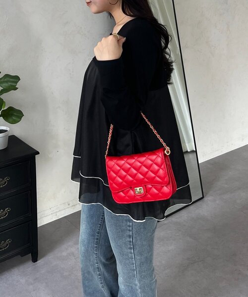 prose verse（プロズヴェール）の「裾バイカラーティアードロンT（Tシャツ/カットソー・レディース・オフホワイト/ブラック・LARGE/MEDIUM）」の14枚目の写真