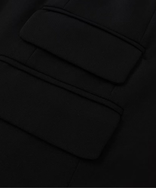 LA POMME petit(ラポミ・プチ)の「Back Lace Design Jacket(テーラードジャケット・レディース・ブラック・LARGE/MEDIUM/SMALL)」の4枚目の写真