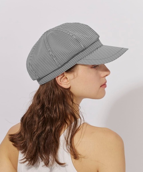 Chapeau d' O（シャポードオー）の「Chapeau d' O  Stretch Mesh Casquette / シャポードオー（キャスケット・レディース・ブラック/ブラウン・M/57.5cm）」の8枚目の写真