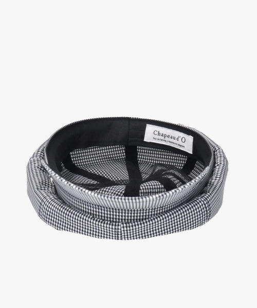 Chapeau d' O（シャポードオー）の「Chapeau d' O  Stretch Mesh Casquette / シャポードオー（キャスケット・レディース・ブラック/ブラウン・M/57.5cm）」の14枚目の写真