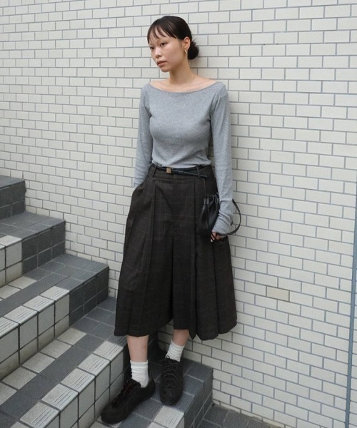 TODAYFUL（トゥデイフル）の「Pleats Bermuda Pants（その他パンツ・レディース・マルチ/ブラック・38inch/36inch）」の19枚目の写真