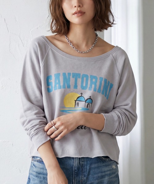 PRINCE PETER(プリンスピーター)の「【T16】【PRINCE PETER/プリンス ピーター】WOMEN‘S CROP RAGLAN LONG SLEEVE SWEATSHIRT PP2532(スウェット・メンズ・その他1/その他2/その他3/その他4・MEDIUM/LARGE)」の2枚目の写真