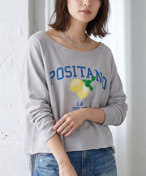 PRINCE PETER(プリンスピーター)の「【T16】【PRINCE PETER/プリンス ピーター】WOMEN‘S CROP RAGLAN LONG SLEEVE SWEATSHIRT PP2532(スウェット・メンズ・その他1/その他2/その他3/その他4・MEDIUM/LARGE)」の4枚目の写真