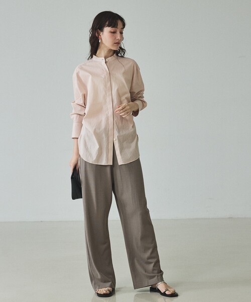 qualite（カリテ）の「【接触冷感】レーヨンストレッチニットパンツ/春服/夏服/オフィスカジュアル/セットアップ（その他パンツ・レディース・チャコールグレー/グレー・38/36）」の13枚目の写真