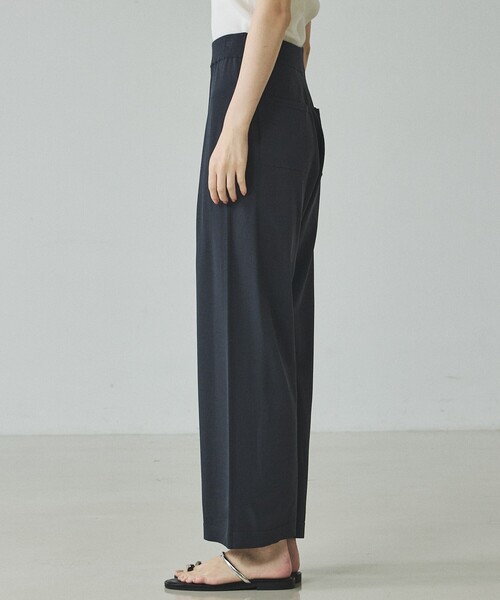 qualite（カリテ）の「【接触冷感】レーヨンストレッチニットパンツ/春服/夏服/オフィスカジュアル/セットアップ（その他パンツ・レディース・チャコールグレー/グレー・38/36）」の15枚目の写真