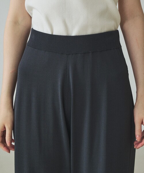 qualite（カリテ）の「【接触冷感】レーヨンストレッチニットパンツ/春服/夏服/オフィスカジュアル/セットアップ（その他パンツ・レディース・チャコールグレー/グレー・38/36）」の17枚目の写真