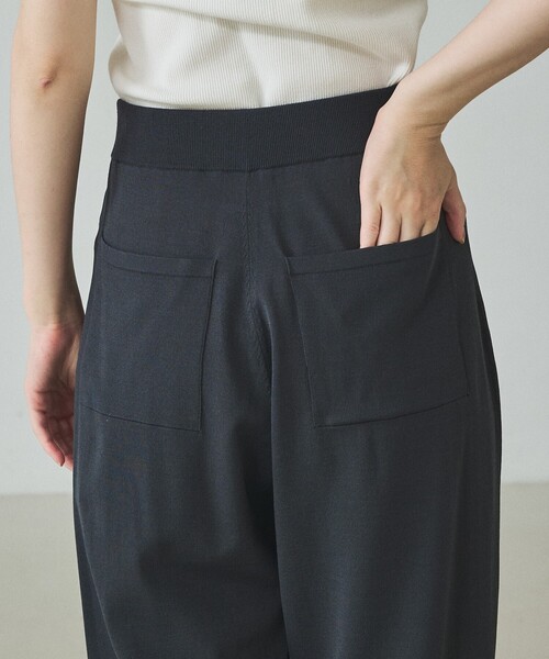 qualite（カリテ）の「【接触冷感】レーヨンストレッチニットパンツ/春服/夏服/オフィスカジュアル/セットアップ（その他パンツ・レディース・チャコールグレー/グレー・38/36）」の18枚目の写真