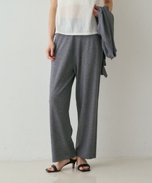qualite | 【接触冷感】レーヨンストレッチニットパンツ 春服 夏服 オフィスカジュアル セットアップ(その他パンツ)