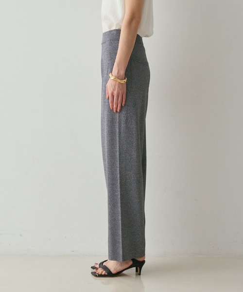 qualite(カリテ)の「【接触冷感】レーヨンストレッチニットパンツ 春服 夏服 オフィスカジュアル セットアップ(その他パンツ・レディース・チャコールグレー/グレー/グレー系その他2/ダークベージュ・38/36)」の17枚目の写真