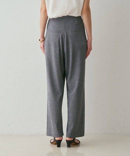 qualite(カリテ)の「【接触冷感】レーヨンストレッチニットパンツ 春服 夏服 オフィスカジュアル セットアップ(その他パンツ・レディース・チャコールグレー/グレー/グレー系その他2/ダークベージュ・38/36)」の18枚目の写真