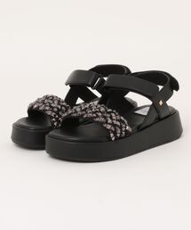 LANVIN en Bleu（ランバンオンブルー）の「スタッズストラップ厚底サンダル（サンダル）」