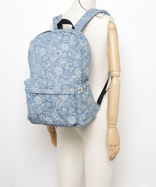 A BATHING APE(アベイシングエイプ)の「BABY MILO LARGE BACKPACK #4(バックパック/リュック・メンズ・サックスブルー・FREE)」の9枚目の写真