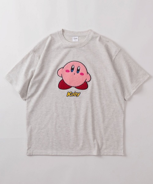 make a ray!(メイク ア レイ!)の「【71】星のカービィ ワドルディ サガラ刺繍 クルーネックTシャツ/ユニセックス/レディース/メンズ(Tシャツ/カットソー・レディース・ライトグリーン/アッシュグレー/ブラック/ネイビー・M/XL/L)」の5枚目の写真