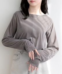 SUNFLOWER EIGHT（サンフラワーエイト）の「ラインベロアシアートップス（その他トップス）」