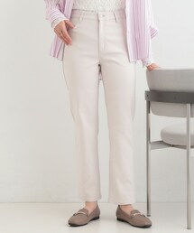 SHOO・LA・RUE | 【洗濯機可/SS-LL/ストレッチ】すらっときれい見え 大人のストレートパンツ(その他パンツ)