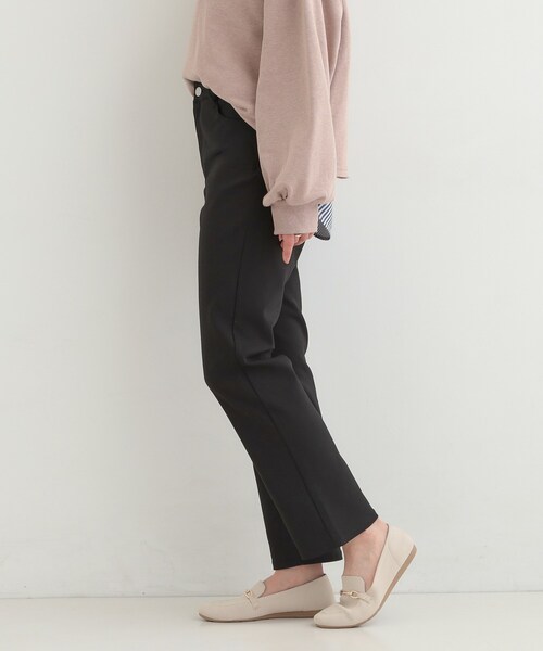 SHOO・LA・RUE(シューラルー)の「【洗濯機可/SS-LL/ストレッチ】すらっときれい見え 大人のストレートパンツ(その他パンツ・レディース・ナチュラル/オフホワイト/ブラック・01/02/10/04/03)」の22枚目の写真