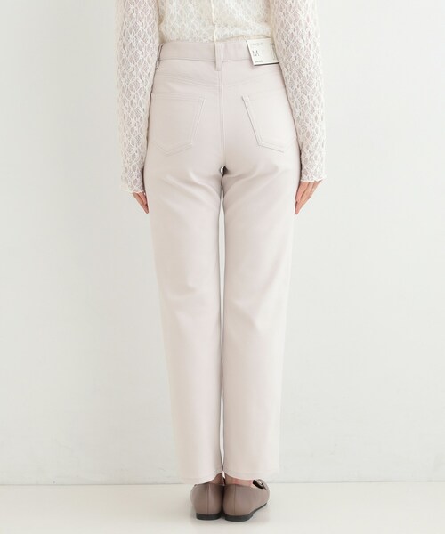 SHOO・LA・RUE(シューラルー)の「【洗濯機可/SS-LL/ストレッチ】すらっときれい見え 大人のストレートパンツ(その他パンツ・レディース・ナチュラル/オフホワイト/ブラック・01/02/10/04/03)」の7枚目の写真