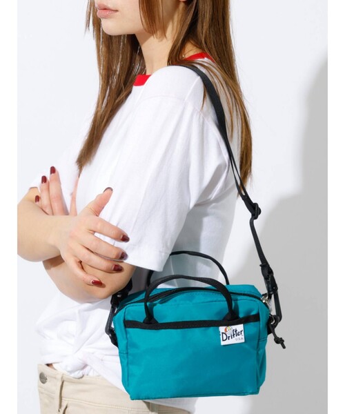 Drifter(ドリフター)の「【Drifter/ドリフター】Tiffin Mini Bag/ティフィンミニバッグ/ショルダーバッグ(ショルダーバッグ・レディース・その他2/その他1/パープル/エメラルド/ブラック・フリー)」の3枚目の写真
