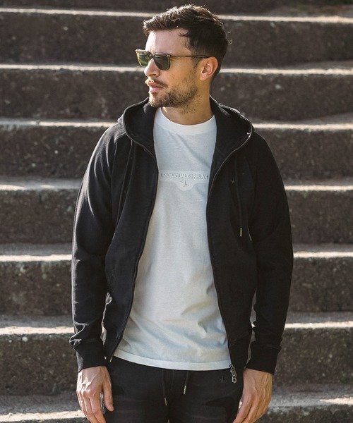 1PIU1UGUALE3 RELAX damage jogger джоггеры — DAMEJI jogger denim parker