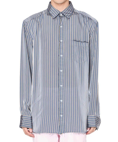 kolor(カラー)の「【kolor/カラー】26SCM-B09119 L/S SHIRT(シャツ/ブラウス・メンズ・ブラック/グレー・3/2)」の1枚目の写真