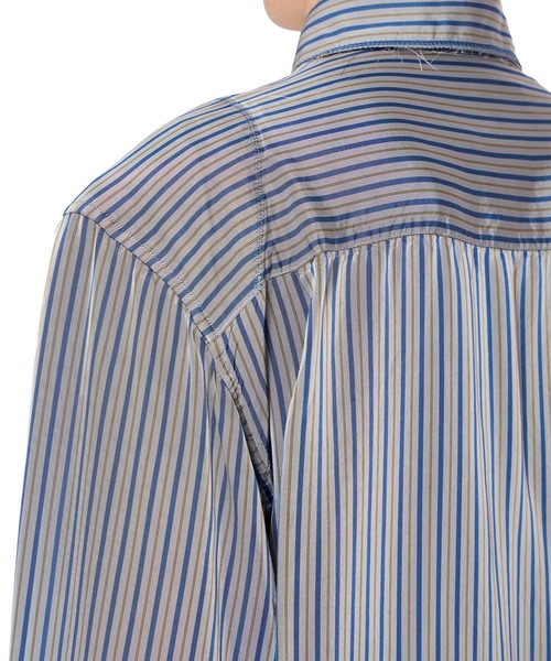 kolor(カラー)の「【kolor/カラー】26SCM-B09119 L/S SHIRT(シャツ/ブラウス・メンズ・ブラック/グレー・3/2)」の4枚目の写真
