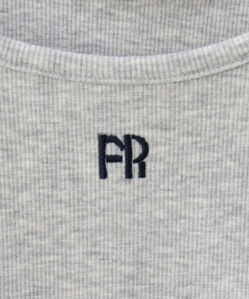 fredy emue（フレディエミュ）の「FR刺繍タンクトップ（タンクトップ・レディース・ブラック/ライトグレー/チャコールグレー/オフホワイト・38）」の20枚目の写真