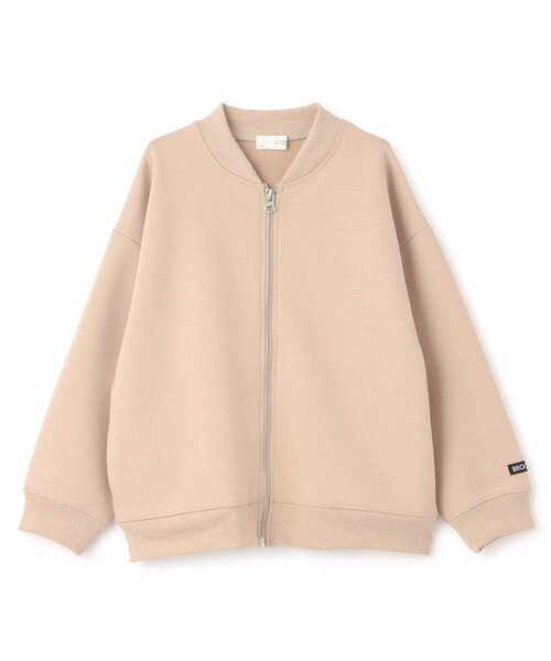 b・ROOM（ビールーム）の「【セットアップ対応・スクール対応】さらっと羽織れるブルゾン（ブルゾン・キッズ・ブラック/ブルーグレー/グレイッシュベージュ・110cm/100cm/150cm/140cm/120cm/130cm）」の7枚目の写真