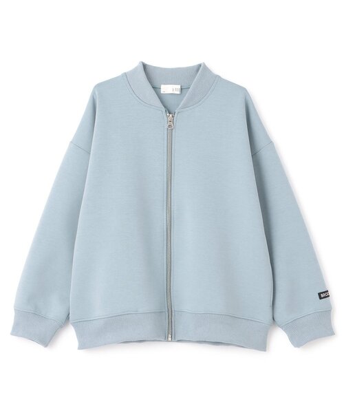 b・ROOM（ビールーム）の「【セットアップ対応・スクール対応】さらっと羽織れるブルゾン（ブルゾン・キッズ・ブラック/ブルーグレー/グレイッシュベージュ・110cm/100cm/150cm/140cm/120cm/130cm）」の6枚目の写真