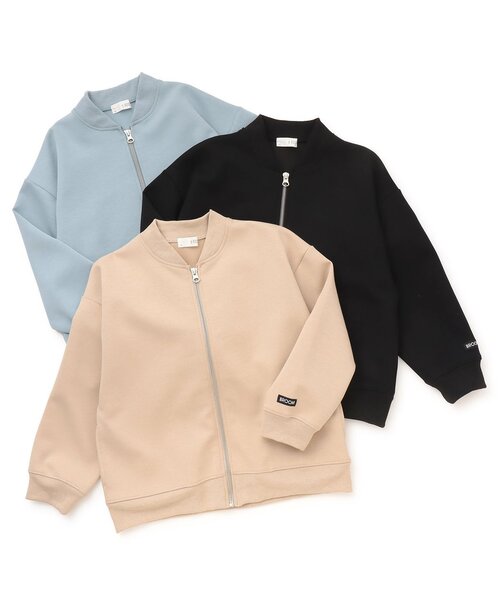 b・ROOM（ビールーム）の「【セットアップ対応・スクール対応】さらっと羽織れるブルゾン（ブルゾン・キッズ・ブラック/ブルーグレー/グレイッシュベージュ・110cm/100cm/150cm/140cm/120cm/130cm）」の13枚目の写真