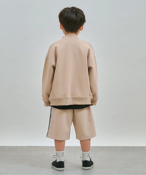 b・ROOM（ビールーム）の「【セットアップ対応・スクール対応】さらっと羽織れるブルゾン（ブルゾン・キッズ・ブラック/ブルーグレー/グレイッシュベージュ・110cm/100cm/150cm/140cm/120cm/130cm）」の17枚目の写真