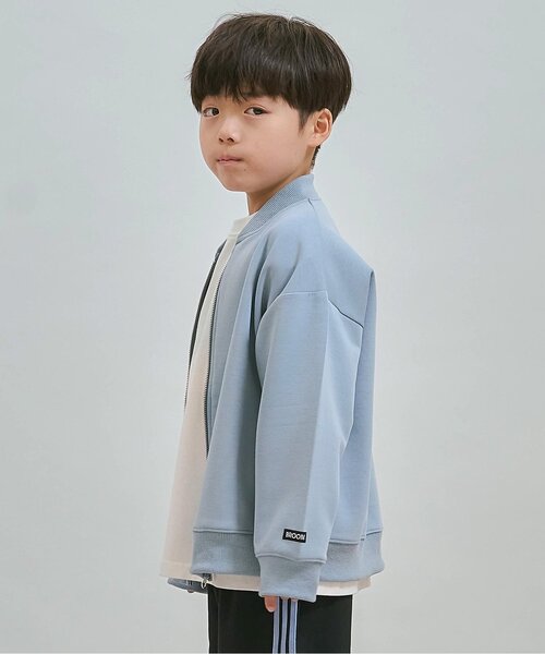 b・ROOM（ビールーム）の「【セットアップ対応・スクール対応】さらっと羽織れるブルゾン（ブルゾン・キッズ・ブラック/ブルーグレー/グレイッシュベージュ・110cm/100cm/150cm/140cm/120cm/130cm）」の18枚目の写真