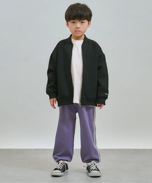 b・ROOM(ビールーム)の「【イージーケア】さらっと羽織れるブルゾン【子供服】【キッズ】【男の子】【女の子】(ブルゾン・キッズ・ブラック/ブルーグレー/グレイッシュベージュ・110cm/100cm/150cm/140cm/120cm/130cm)」の6枚目の写真
