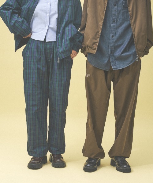 Kappa(カッパ)の「≪Kappa×and ST ウェルネスクラブ≫スイージーパンツ(その他パンツ・レディース・チェック/ブラウン系その他/ブラック・LARGE/MEDIUM/SMALL)」の4枚目の写真