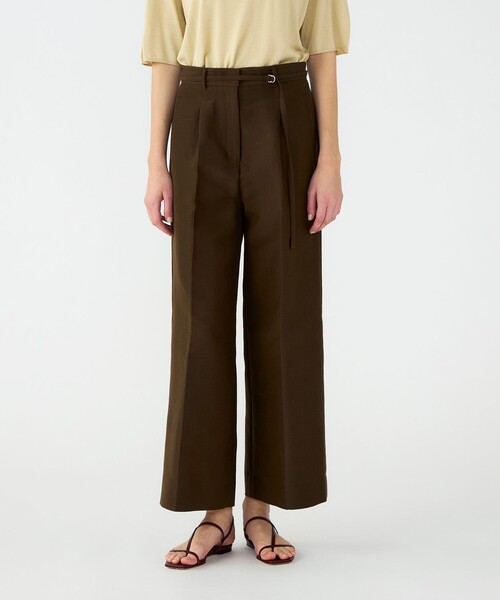 BALLSEY(ボールジィ)の「コットンシルクダブルクロス ストレートワイドパンツ(その他パンツ・レディース・ピンク/ブラウン・36/34)」の4枚目の写真