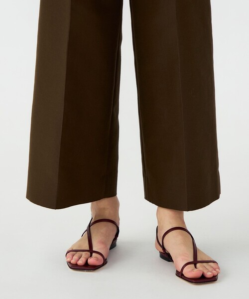 BALLSEY(ボールジィ)の「コットンシルクダブルクロス ストレートワイドパンツ(その他パンツ・レディース・ピンク/ブラウン・36/34)」の10枚目の写真