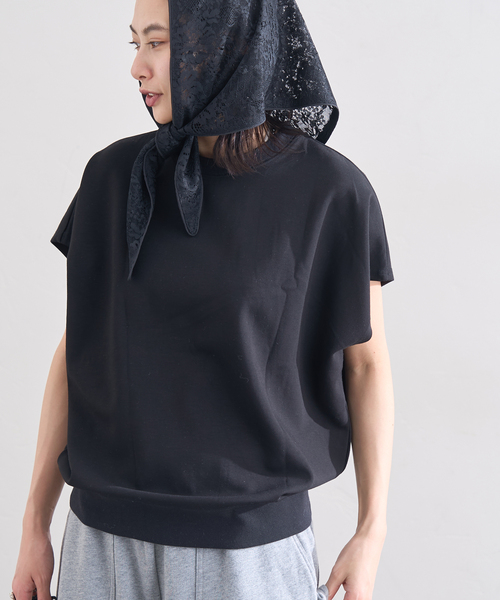 LAYAS(レイヤーズ)の「【LAYAS/レイヤーズ】BACK LACE N/S P/O(Tシャツ/カットソー・レディース・ホワイト/ブラック・FREE)」の14枚目の写真