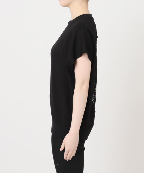 LAYAS(レイヤーズ)の「【LAYAS/レイヤーズ】BACK LACE N/S P/O(Tシャツ/カットソー・レディース・ホワイト/ブラック・FREE)」の7枚目の写真