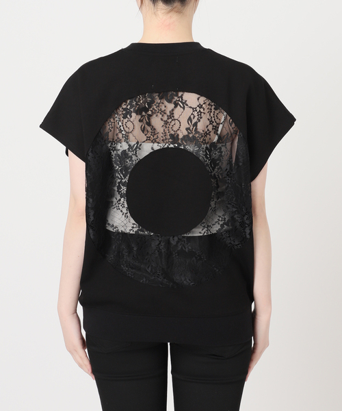 LAYAS(レイヤーズ)の「【LAYAS/レイヤーズ】BACK LACE N/S P/O(Tシャツ/カットソー・レディース・ホワイト/ブラック・FREE)」の8枚目の写真